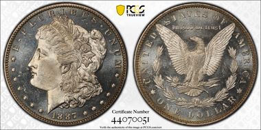 1887-O $1 MS65+ DMPL