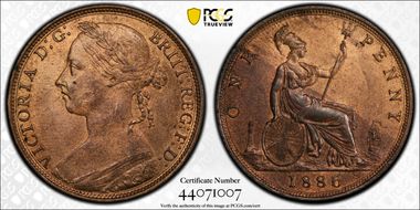 1886 1D S-3954 MS63+ RB