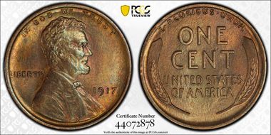 1917 1C MS63BN