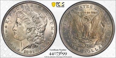 1881-O $1 N1