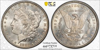 1882-CC $1 MS62
