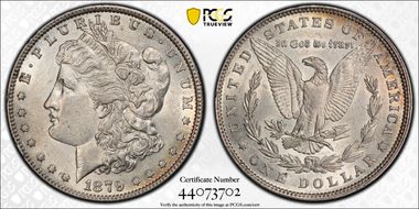 1879 $1 AU55