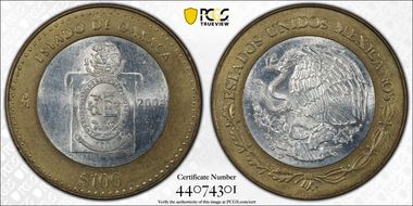 2004-Mo 100 P Oaxaca MS63