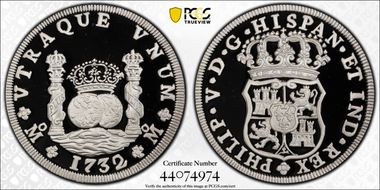 "1732"-Mo (1987) Onza X-MB48 PR69DCAM