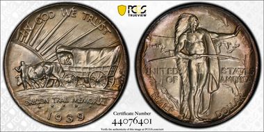 1939-D 50C Oregon MS67+