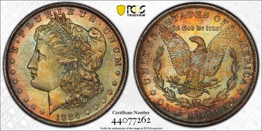 1884-O $1 MS64