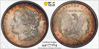 1881 $1 MS64