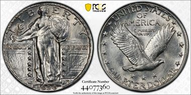 1930 25C AU58
