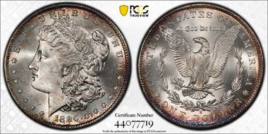 1890-S $1 MS64
