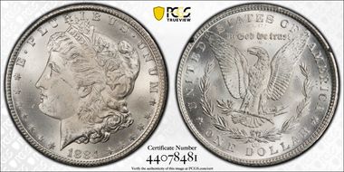 1884-CC $1 GSA Hoard MS64+