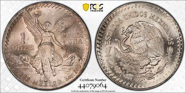 1982-Mo Onza Libertad Ag MS66