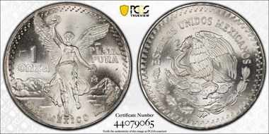 1982-Mo Onza Libertad Ag MS67