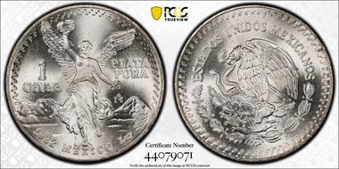 1982-Mo Onza Libertad Ag MS68