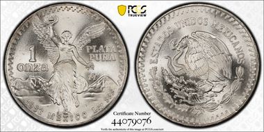 1983-Mo Onza Libertad Ag MS67