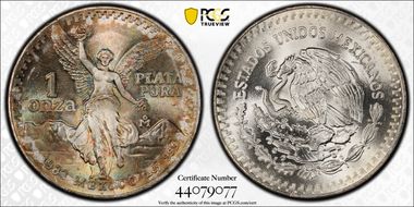 1983-Mo Onza Libertad Ag MS67