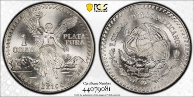 1983-Mo Onza Libertad Ag MS68