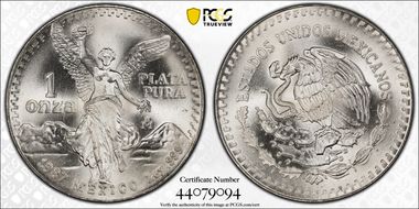 1987-Mo Onza Libertad Ag - DDO MS67