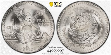 1987-Mo Onza Libertad Ag - DDO MS67