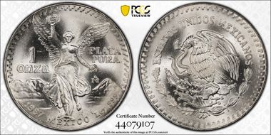 1987-Mo Onza Libertad Ag - DDO MS68