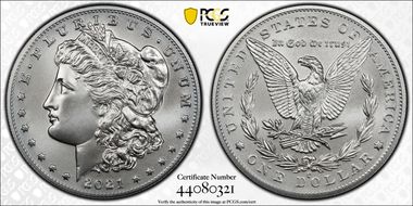 2021-O Privy $1 Morgan Dollar 100th Anniversary First Strike MS69