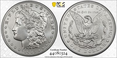 2021-D $1 Morgan Dollar 100th Anniversary First Strike MS70
