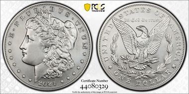 2021-S $1 Morgan Dollar 100th Anniversary First Strike MS69