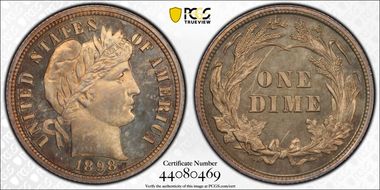 1898 10C PR63
