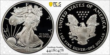 2003-W $1 Silver Eagle PR69DCAM