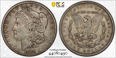 1878 7TF $1 Reverse of 1879 VF25