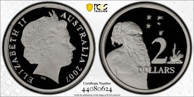 2007 $2 Silver PR69DCAM
