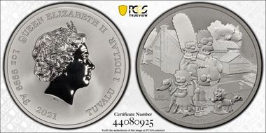 2021-P $1 The Simpson Family MS69