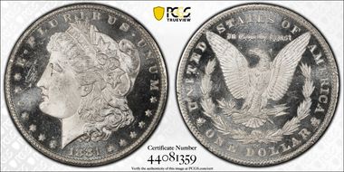 1881-CC $1 MS63DMPL