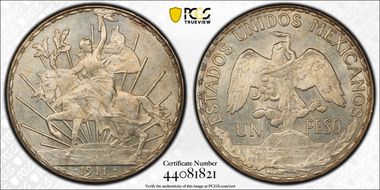 1911 Peso Caballito KM-453  Short Ray MS65