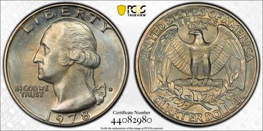 1978-D 25C MS65