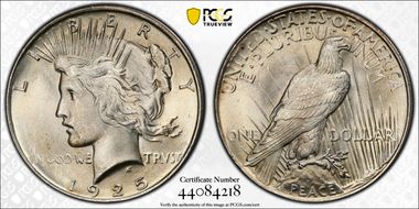 1925 $1 MS66
