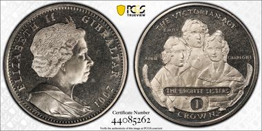 2001-PM Crown Bronte Sisters The Victorian Age MS66
