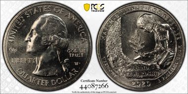 2020-W 25C Marsh-Billings-Rockefeller NP V75 MS64