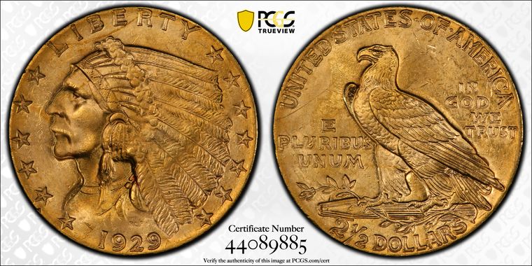 Cert 44089885 - Coin Image