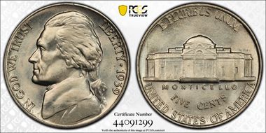 1939 5C Rev. of 1940, QDR FS-802 MS66