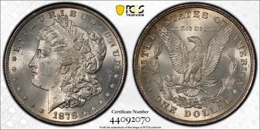 1878 8TF $1 MS62