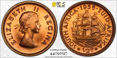 1955 1/2D PR67RD
