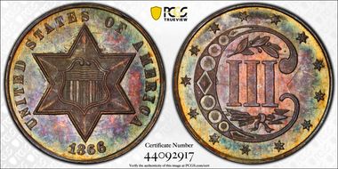 1866 3CS MS63