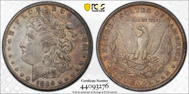 1886-O $1 AU50