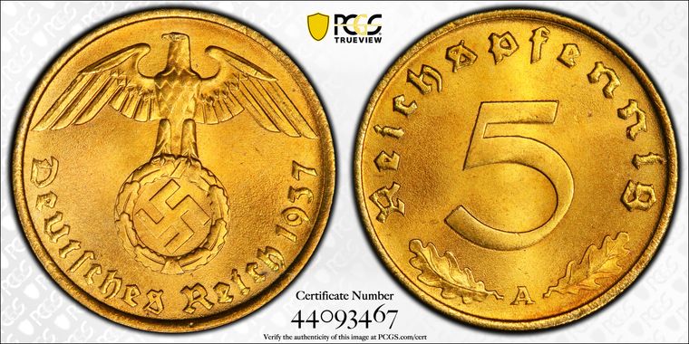 Cert 44093467 - Coin Image