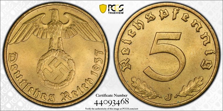 Cert 44093468 - Coin Image