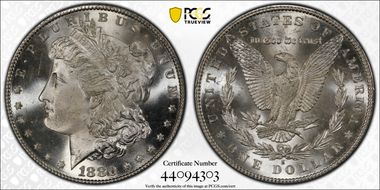 1880-S $1 MS66