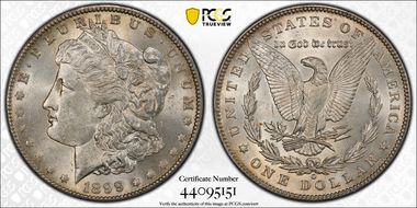 1899-O $1 MS62