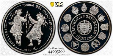 1997 INCM 1000 E Pauliteiros Dancers Dances and Customs PR69DCAM