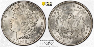 1900-O $1 MS66