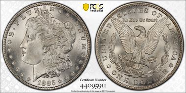 1885 $1 MS65
